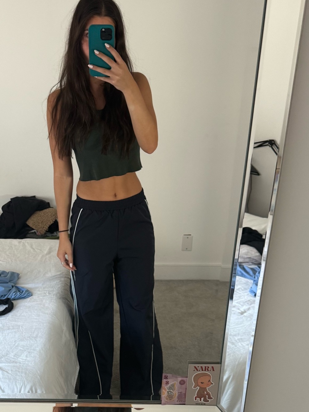 Navy Track Pants - no tag fits small/ medium